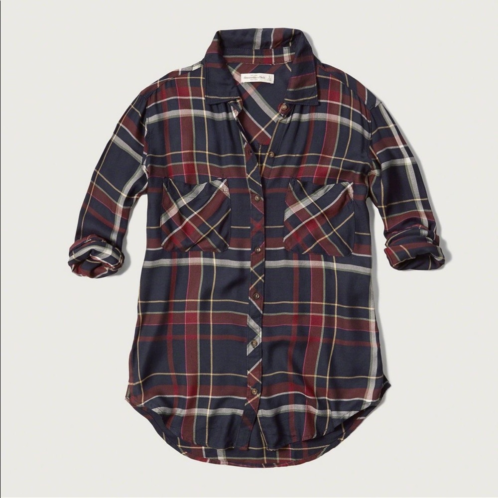 Abercrombie Button Down Flannel - image 1